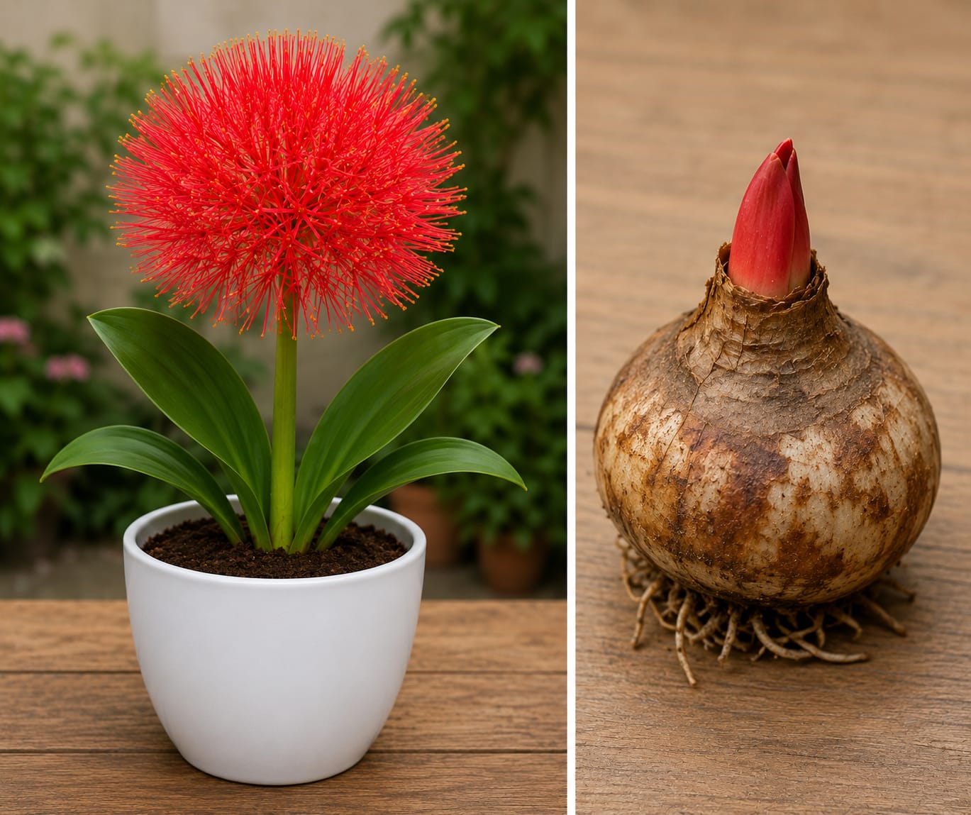 Football lily bulb